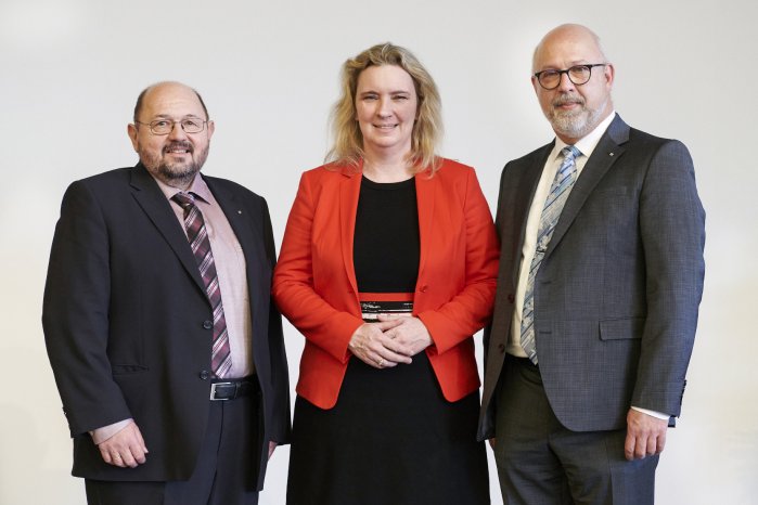 Gerhard Zäh, Kerstin Schreyer, Prof. Rudolf Walter Klingshirn.jpg