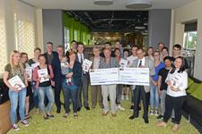 Spendenübergabe des Stadtmagazins 