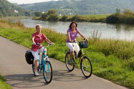 Radtour entlang des Weser-Radwegs