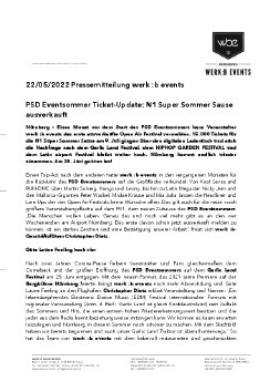 Pressemitteilung werk b events - PSD Eventsommer Ticket-Update N1 Super Sommer Sause ausverkauft.pdf