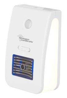 newgen medicals 2in1-Ionisator-Luftreiniger & Nachtlicht LR-20, Fernbedienung, Timer, 20 m²