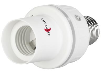 Lunartec Lampensockel-Adapter E27 auf E27 mit Helligkeits- und Geräuschsensor