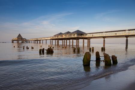 Die Seebrücke im Ostseebad Heringsdorf auf der Insel Usedom, Foto: TMV/Grundner