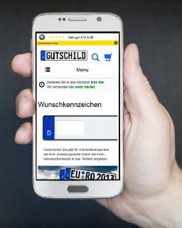 Mit GUTSCHILD.de Wunschkennzeichen in 3 Minuten reservieren