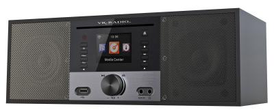 VR-Radio Stereo-Internetradio m. CD-Player, DAB+/FM, Farbdisplay, Wecker, 32 W