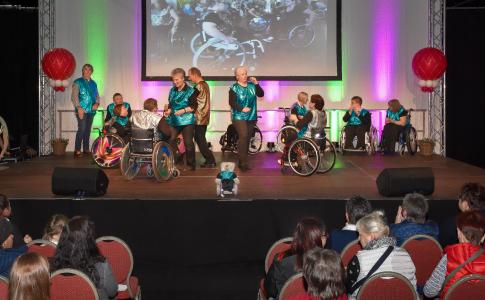 Die Rollstuhl Tanzgruppe Dancing Wheels ist auch dieses Mal mit dabei