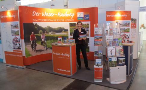 Weser-Radweg Präsentation auf der CMT in Stuttgart
