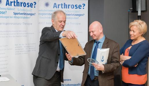 MedTec Managing Director Axel Muntermann with Dr. Igor Kitaev