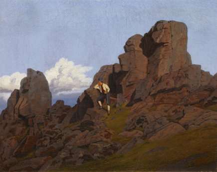 Frederik Rohde_Berglandschaft mit Jäger_1841_Sammlung Rau für UNICEF_Köln_Foto Gruppe Köln,.jpg