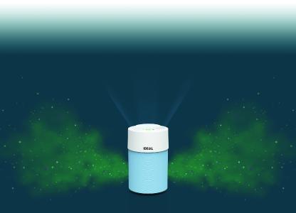 Luftreiniger von IDEAL ermöglichen eine dauerhaft sichere Luftqualität:
Die hochwirksamen mehrlagigen Filter entfernen 99 % aller Partikel bis
0,2 Mikrometer aus der Raumluft. Sie filtern Bakterien und Viren und
reduzieren ihre Konzentration deutlich, zusätzlich entfernen sie Allergene,
Pollen, Feinstaub und Chemikalien sowie unangenehme Gerüche.