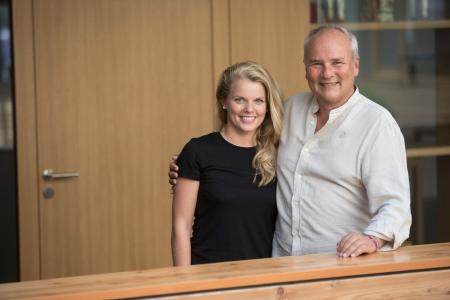 v.l.: Stephanie Moßbacher, geschäftsführende Gesellschafterin, mit ihrem Vater Michael Moßbacher, Byodo Gesellschafter / Bild: Byodo Naturkost