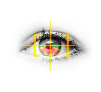 Zukunft des situationsgerechten Lichts: Die Opel-Ingenieure arbeiten schon heute an der Eye-Tracking-Technologie. Der Fahrer kann dann mittels Blickrichtung den Scheinwerferstrahl lenken