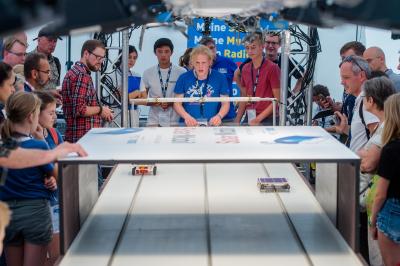Jasper aus Flensburg beim Achtelfinale des SolarMobil Deutschland