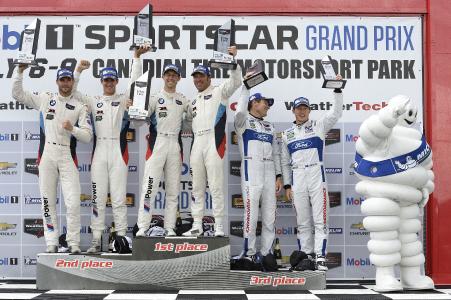 Alexander Sims, Bill Auberlen, John Edwards, Martin Tomczyk, Podium