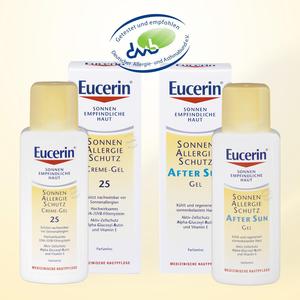 Eucerin® SONNENALLERGIESCHUTZ CREME GEL 25 und Eucerin® SONNENALLERGIESCHUTZ AFFTER SUN GEL