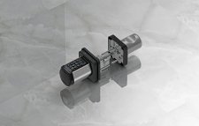 VisorTech Elektronischer Tür-Schließzylinder TSZ-500, Code, 2 Schlüssel, Bluetooth, IP44