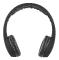 PEARL Faltbares On-Ear-Headset mit Bluetooth & Audio-Eingang, schwarz