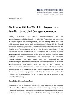 Pressemitteilung_IREBS Immobilienakademie_Die Kontinuität des Wandels – Impulse aus dem Markt si.pdf