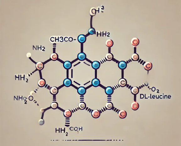 DALL·E-2024-09-18-08.12.28-A-symbolic-representation-of-the-Acetyl-DL-Leucin-amino-acid-structu.webp