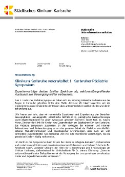 020724_PM_Klinikum Karlsruhe veranstaltet 1. Karlsruher Pädiatrie Symposium_final.pdf