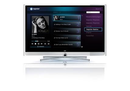 Napster kommt ins Fernsehen