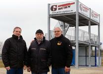 Thomas Voss, Theo Almes (technischer Leiter a.D. Motorsport Arena) und Berthold Gruhn (von links)