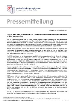 PM_Prof. Thomas Weber mit der Ehrenplakette der Landesärztekammer Hessen in Silber ausgezeichnet.pdf