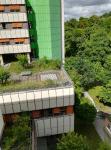 Auch die Vorbereitungen zur Anlage ganzer Gärten und begehbarer Parklandschaften auf Dächern gehört zum Berufsbild des Dachdeckerhandwerks.