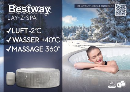 Die große LAY-Z-SPA® Weihnachtskampagne 2021 kommt mit brandneuen Whirlpool-Modellen und zahlreichen, innovativen Extras.