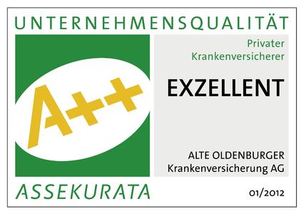 A++ für die ALTE OLDENBURGER Krankenversicherung