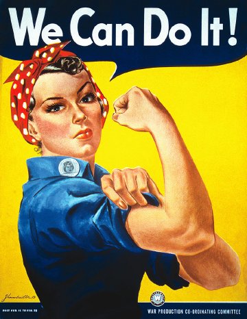 J. Howard Miller's We Can Do It! poster from 1943 (Quelle Wikipedia  Public Domain).jpg