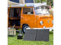 revolt Faltbares Solarpanel, 2 monokristalline Zellen, USB-C PD, ETFE, 100 Watt