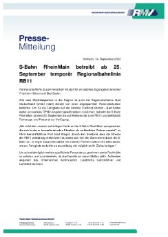 Pressemitteilung_S-Bahn RheinMain betreibt ab 25. September temporär Regionalbahnlinie RB11.pdf