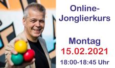 Kostenfreier Online-Jonglierkurs am 15. Februar 2021 um 18 Uhr!