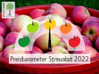 Das „Preisbarometer Streuobst“ zeigt in einer Zusammenfassung zum Ende der Erntesaison, welche Preise Streuobstbewirtschafter für ihr Obst erhalten. Die Bewirtschafter verdienen für ihre harte Arbeit einen angemessenen Preis.