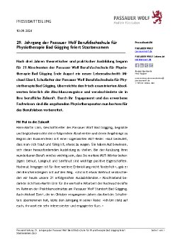 Pressemitteilung 29. Jahrgang der Passauer Wolf Berufsfachschule für Physiotherapie Bad Gögging.pdf