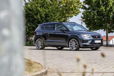Cupra auf großem Fuß: 21-zöllige DeVille-Felgen am Ateca-Topmodell