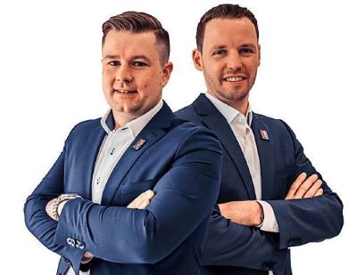 Jonas Griesbaum und Michael Postulart