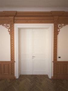 Brandschutztür Wien Klassik: die zertifizierte Funktionstür aus Holz / Bilder: RUBNER Türen