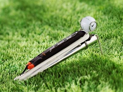Zuhause Uben Wie Auf Der Driving Range Der Golf Back Ball Macht Es