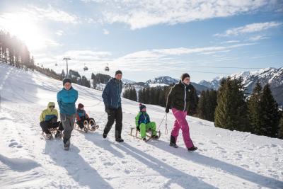 Rodeln in den Hörnerdörfern im Allgäu
