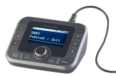 VR-Radio DAB+/FM-Tuner DOR-280.bt für Streaming an HiFi-Anlage & Lautsprecher, Bluetooth