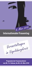 Buntes Programm rund um den Frauentag - Faltblatt zum Download