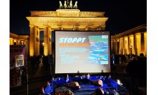 GRD-Demo vor dem Brandenburger Tor