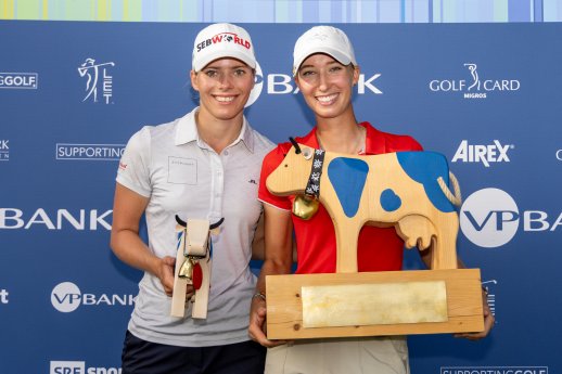 23-09-18 Sophie Witt und Alexandra Forsterling. Ladies European Tour. VP Bank Swiss Ladies Open,.jpg
