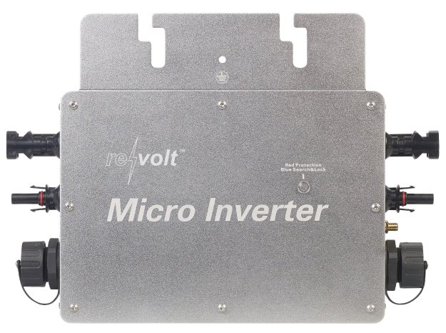 0% MwSt) revolt Solar Inverter: WLAN-Mikroinverter für Solarmodule