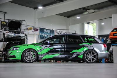 Schropp Tuning-Audi S6 Avant auf Barracuda Virus-Felgen in Matt-Gunmetal