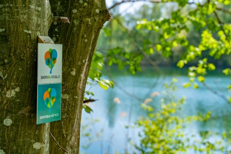 Beschilderung am DonAUwald Wanderweg (c) Thorsten Günthert