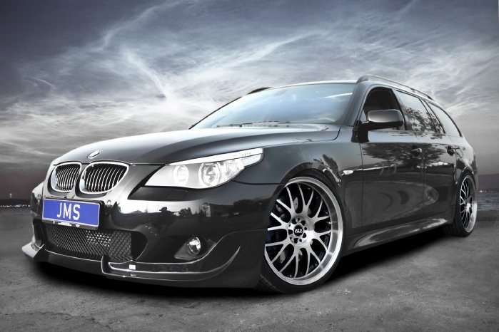 BMW E60/61 with m-technic styling and tuning, JMS - Fahrzeugteile