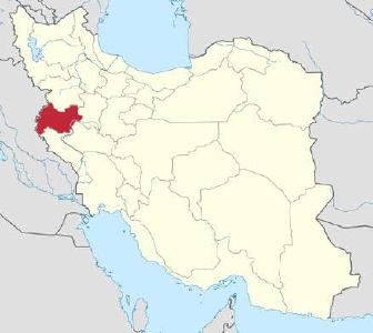 Lage der Provinz Kermanshah im Iran / © Grafik: TUBS/Wikimedia Commons / Quelle "APD"